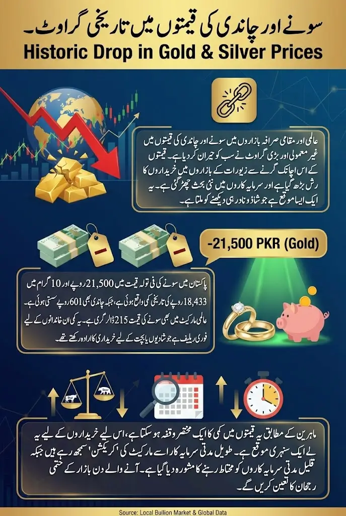 Huge Drop In Prices Gold And Silver Complete Market Analysis & Latest Rates